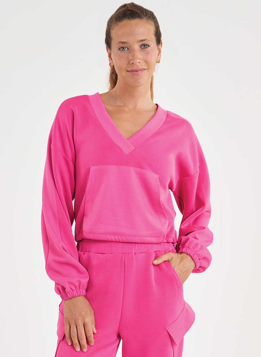 Tops Thrive Societe | Ultraluxe V-Neck Pullover