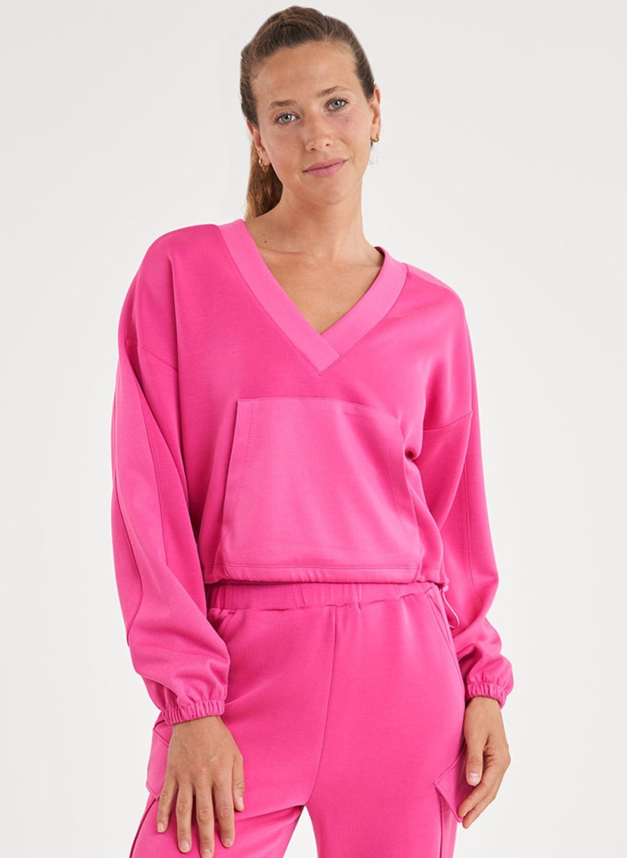 Tops Thrive Societe | Ultraluxe V-Neck Pullover