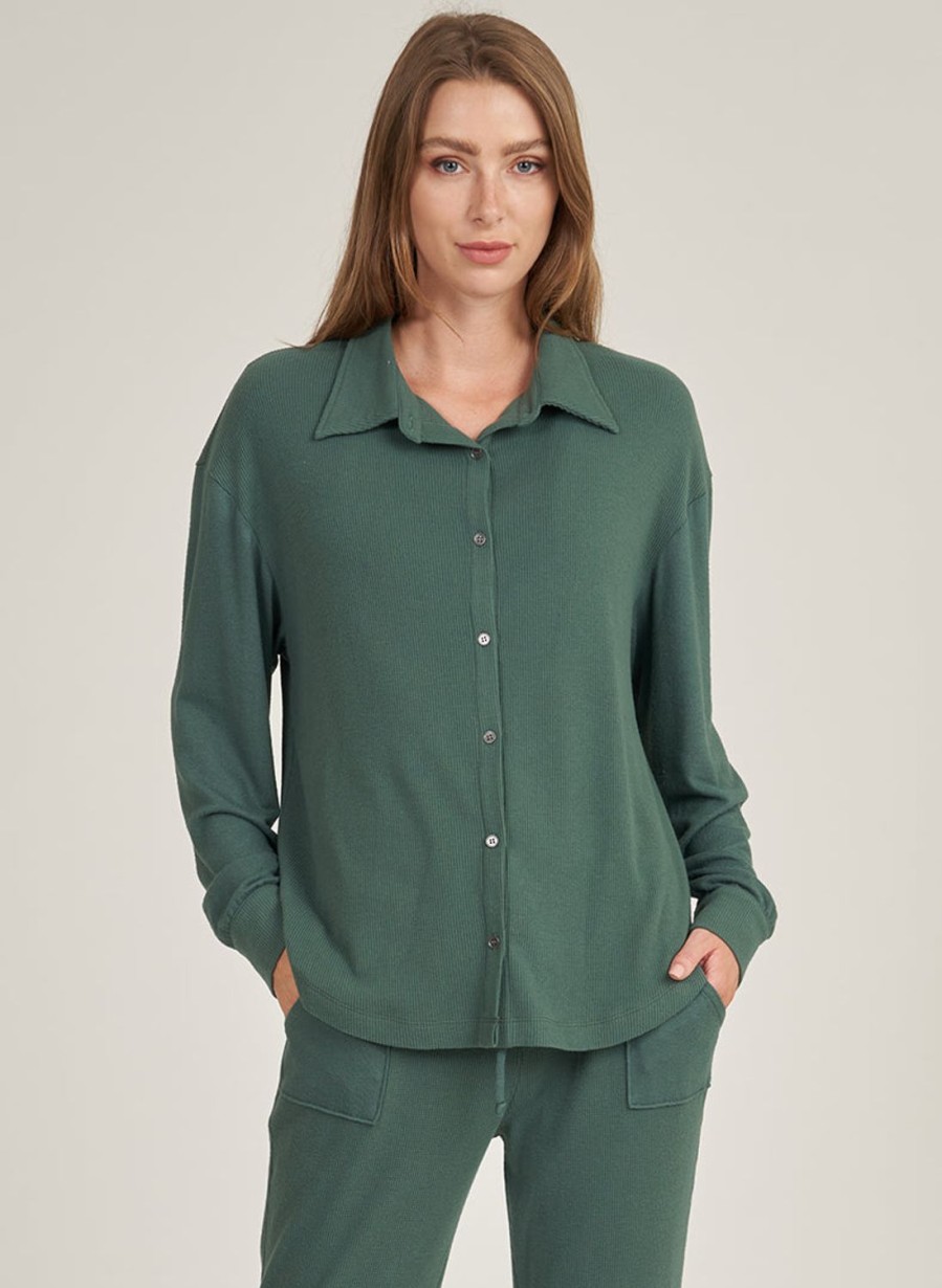 Matching Sets Thrive Societe | Boyfriend Shirt