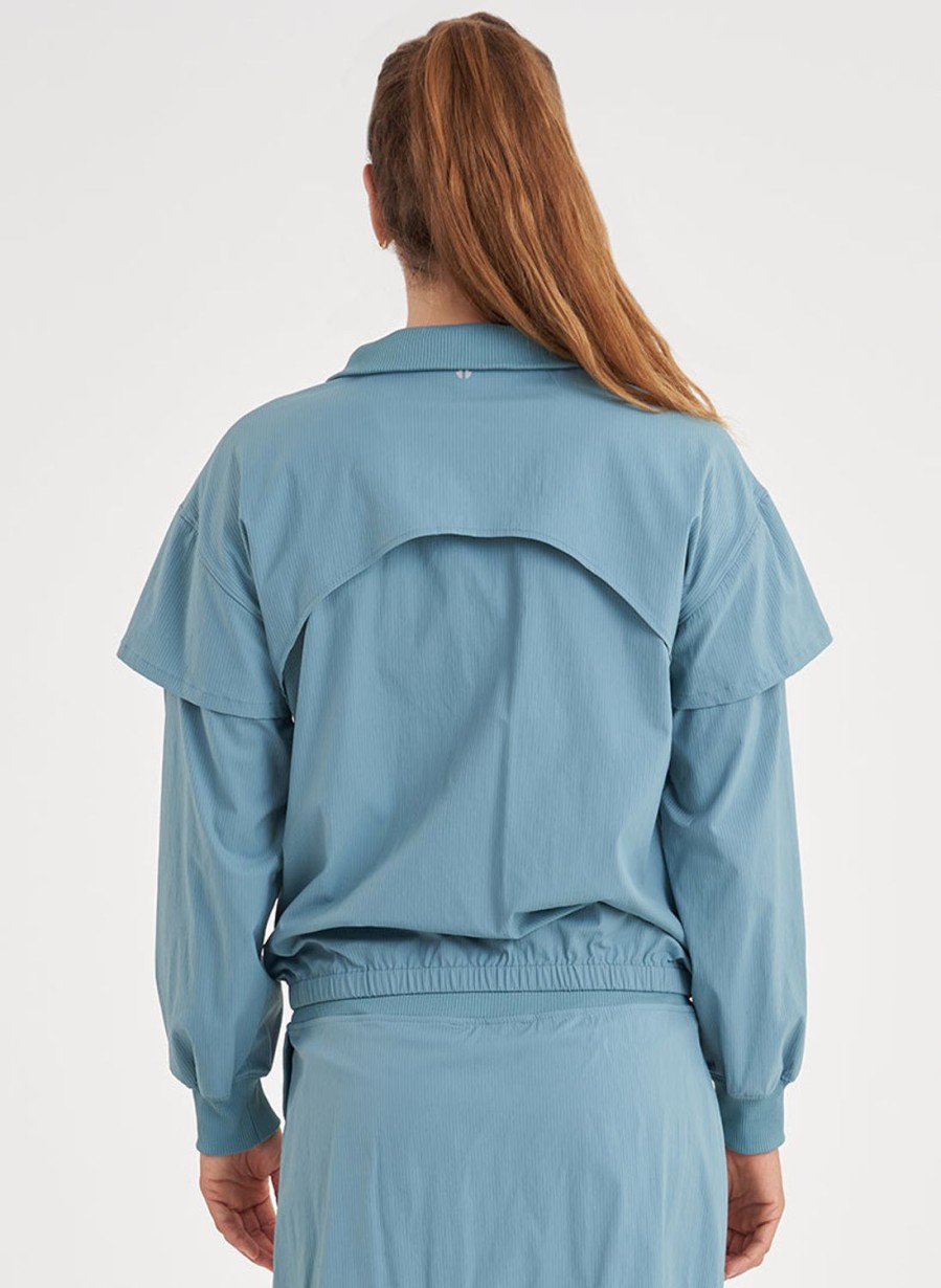 Matching Sets Thrive Societe | Collared Half Zip Jacket