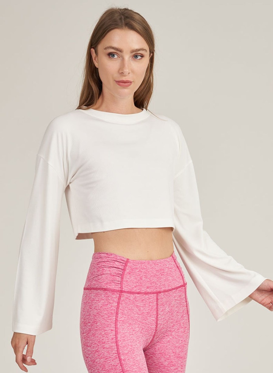 Tops Thrive Societe | Bell Sleeve Crop