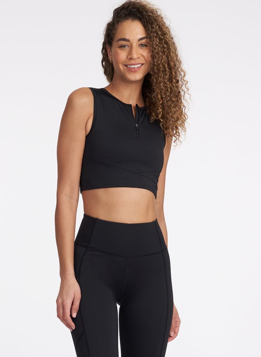 Tops Thrive Societe | Zip Front Tank - Final Sale