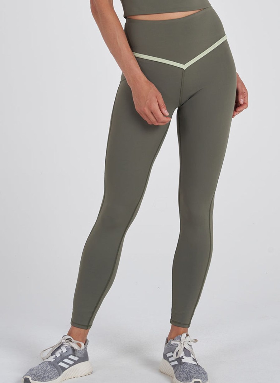 Bottoms Thrive Societe | Piped 7/8 Legging - Final Sale