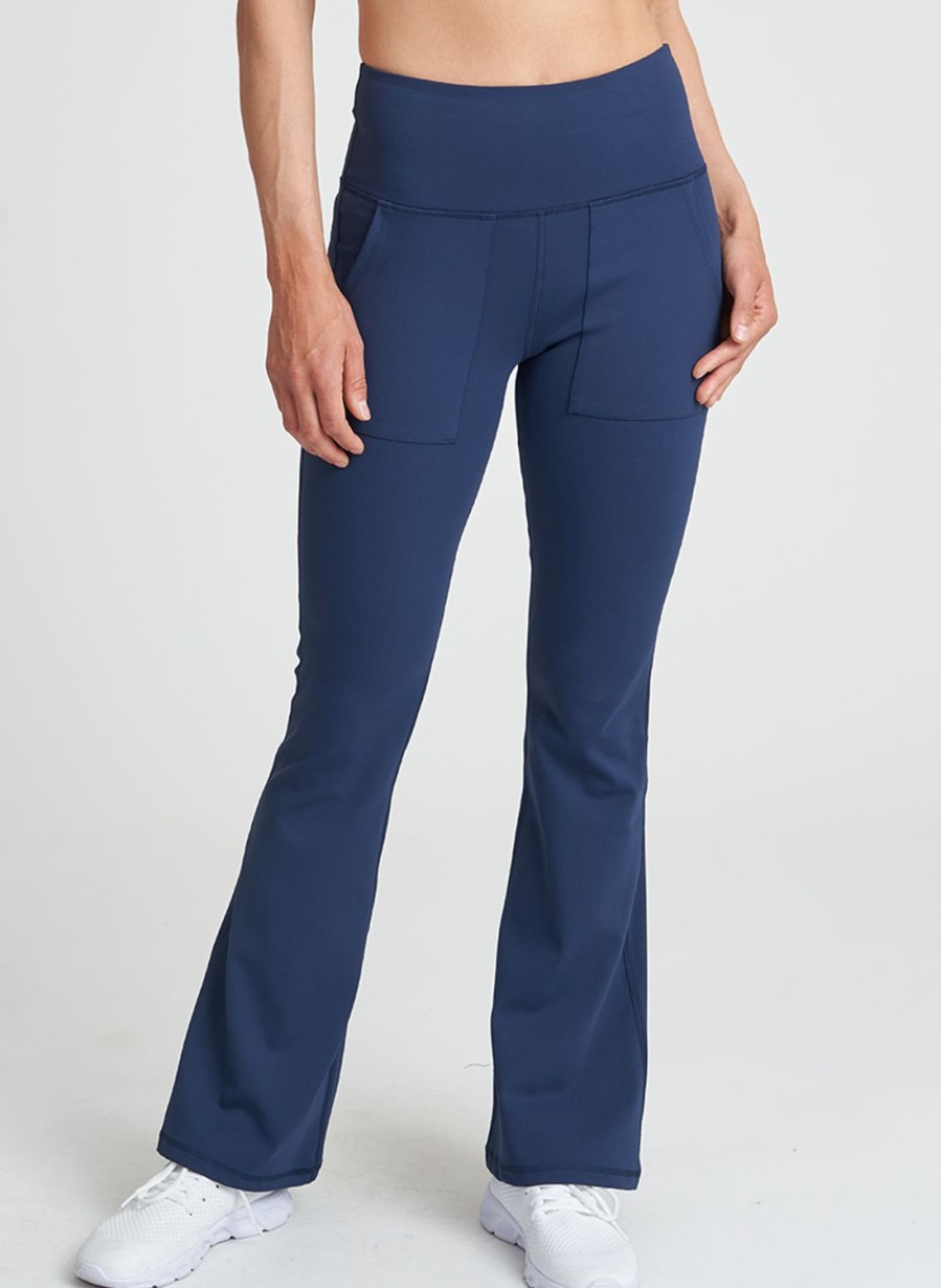 Bottoms Thrive Societe | Patch Pocket Bootcut Legging - Final Sale