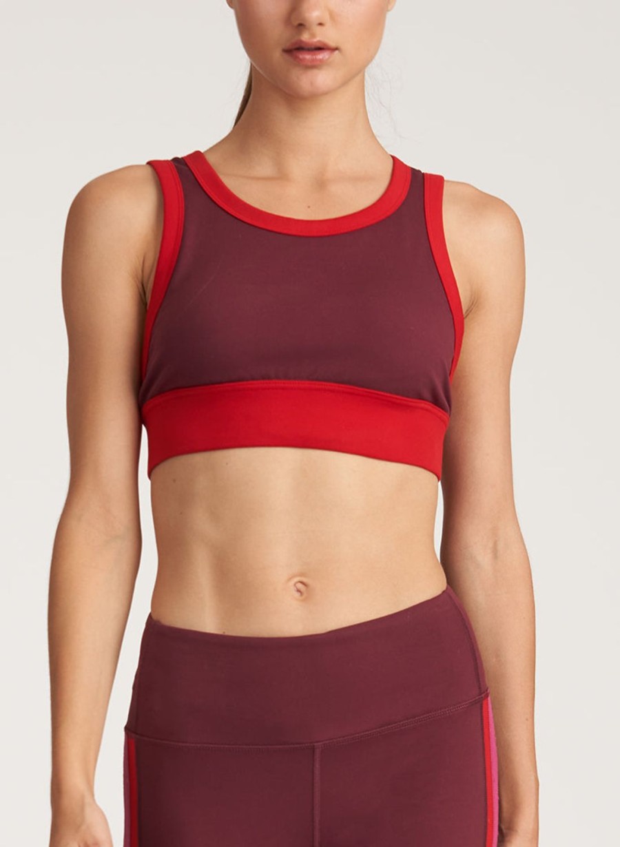 Matching Sets Thrive Societe | Color Block Side Wrap Bra - Final Sale