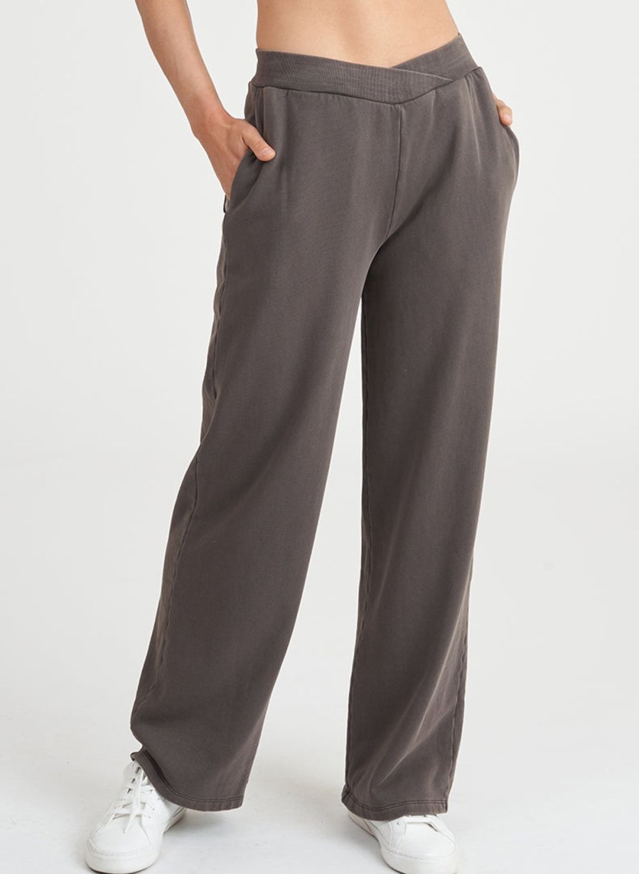 Bottoms Thrive Societe | Washed Wrap Waist Pant