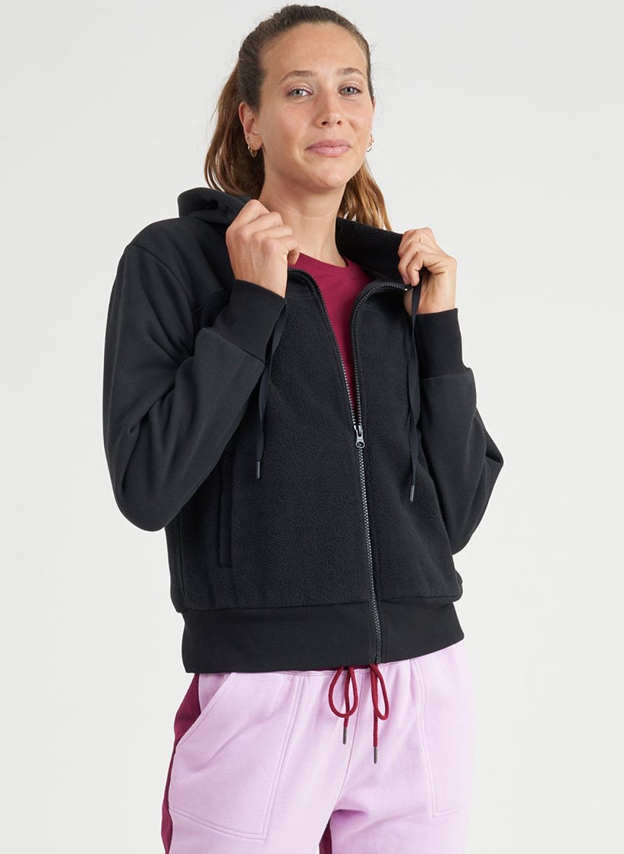 Tops Thrive Societe | Sherpa Zip Hoodie