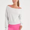 Tops Thrive Societe | Off Shoulder Sweatshirt