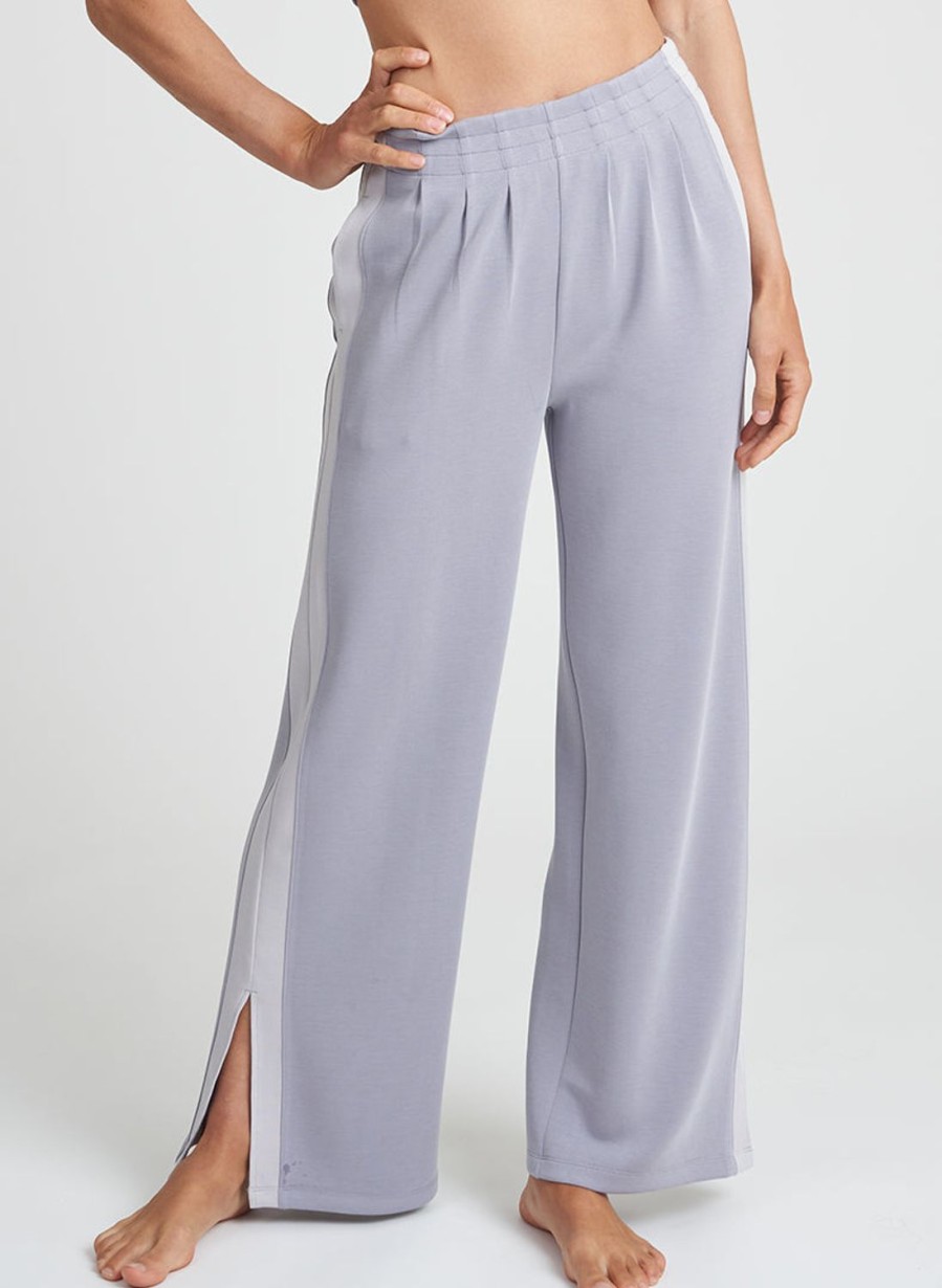 Bottoms Thrive Societe | Blocked Pleat Waist Pant